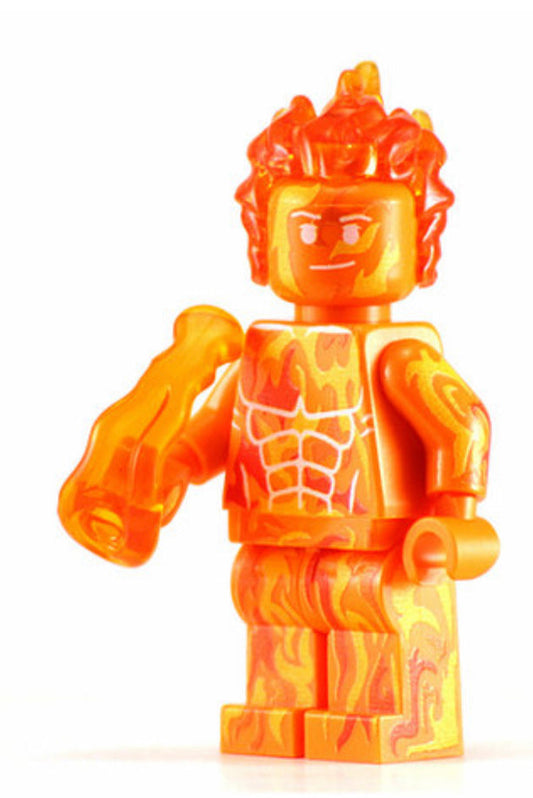 HUMAN SCORCH Fabulous Four Custom Printed Minifigure