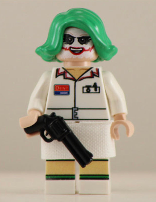 JOKESTER NURSE Dark Knight Custom Printed Minifigure
