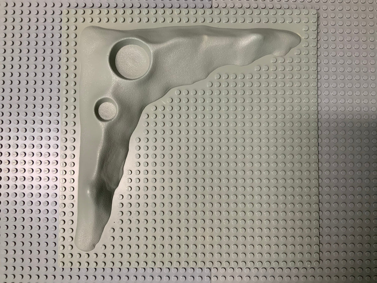 32x32 Raised Baseplate Moon Crater Plate, Part# 3947a