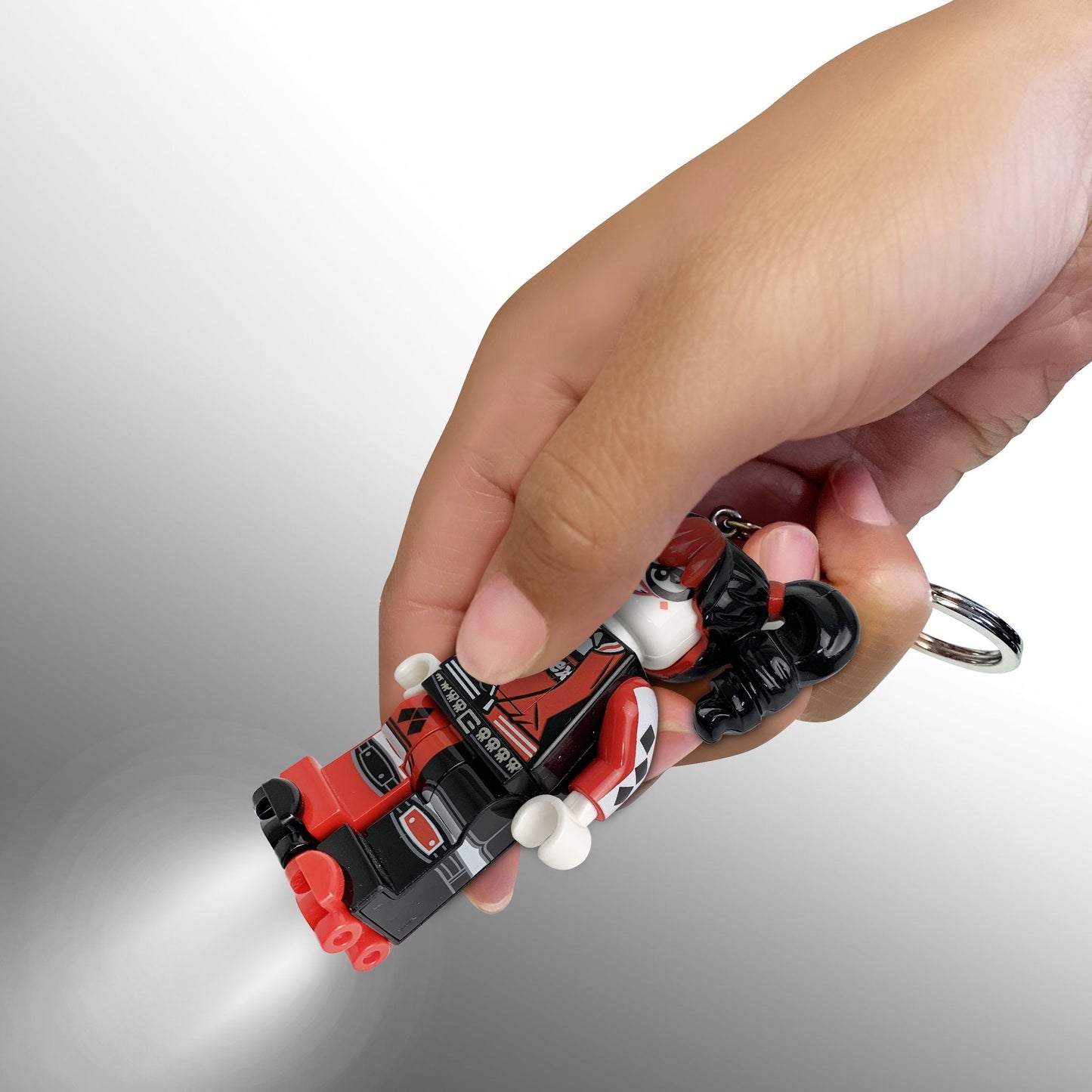 LEGO® Harley Quinn Keychain LED Light 3”