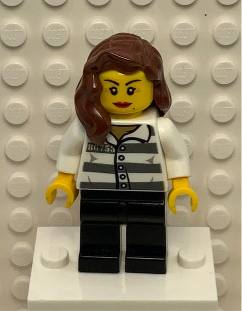 Jail Prisoner 86753 Prison Stripes, Female, cty1128