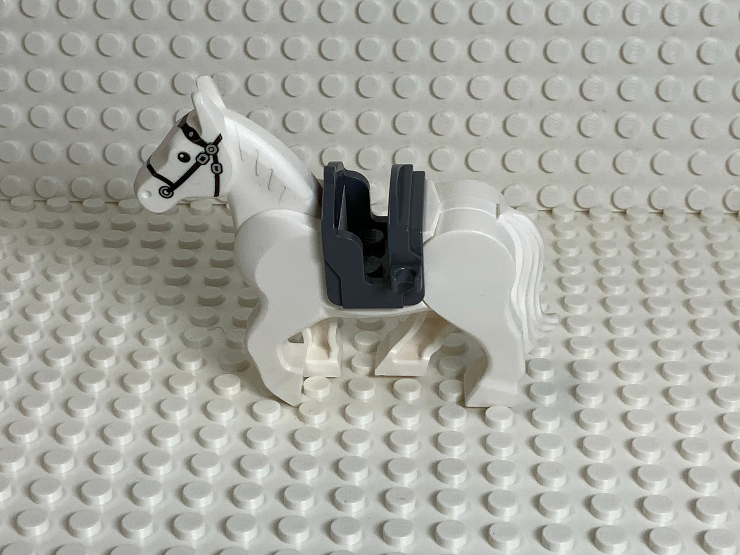 White LEGO® Horse w/ Movable Legs (Newer Version)
