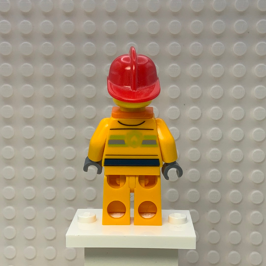 Fire - Bright Light Orange Suit, Life Jacket, cty0974
