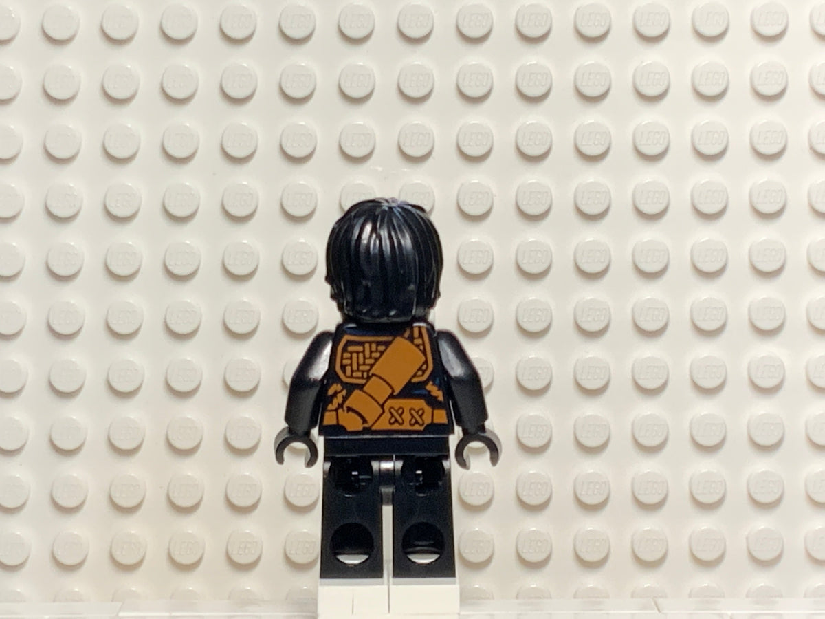 Cole - Knee Pads with Scabbard, no hood, njo0202 - LEGO® Ninjago Minifigure