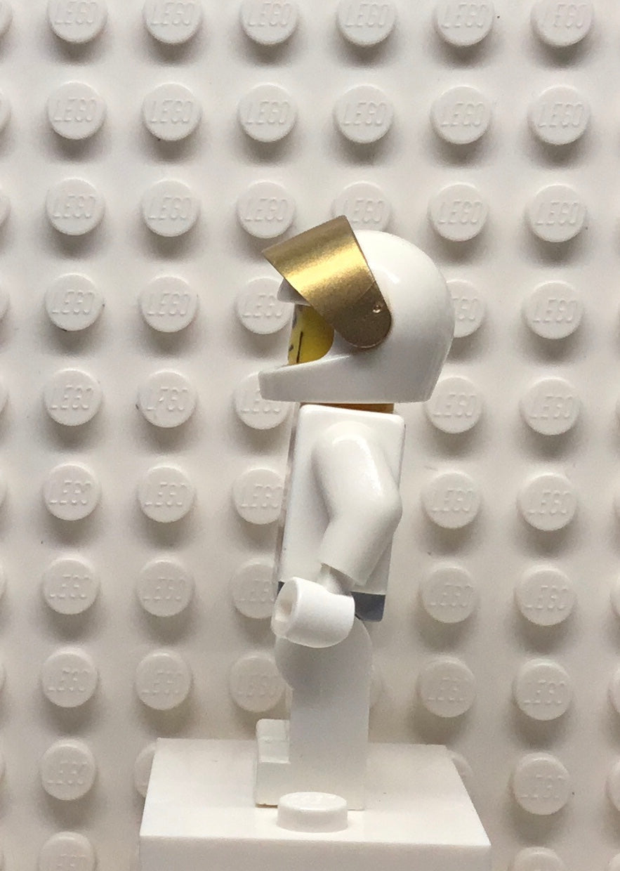 Mars Mission Astronaut with Helmet, Smirk and Stubble Beard, mm015