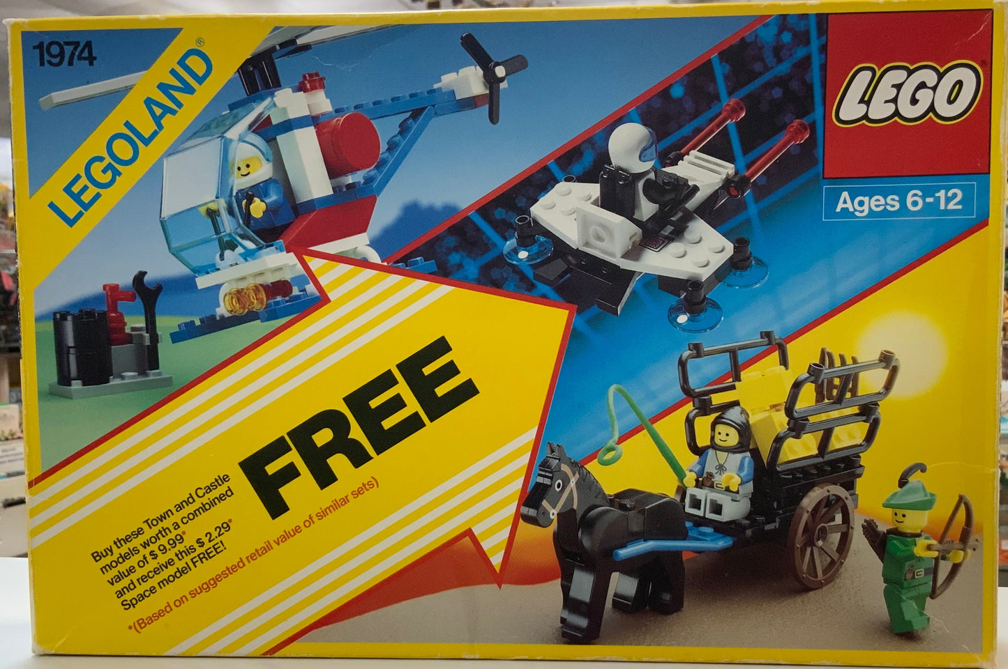 Legoland Triple Pack, 1974