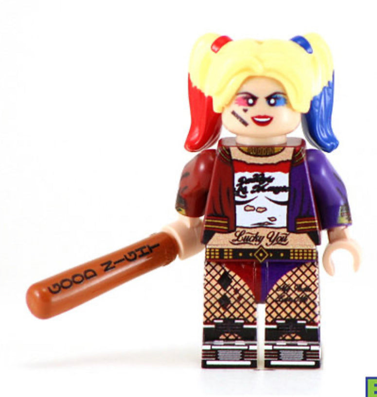 NARLEY QUINN SS Custom Printed Minifigure