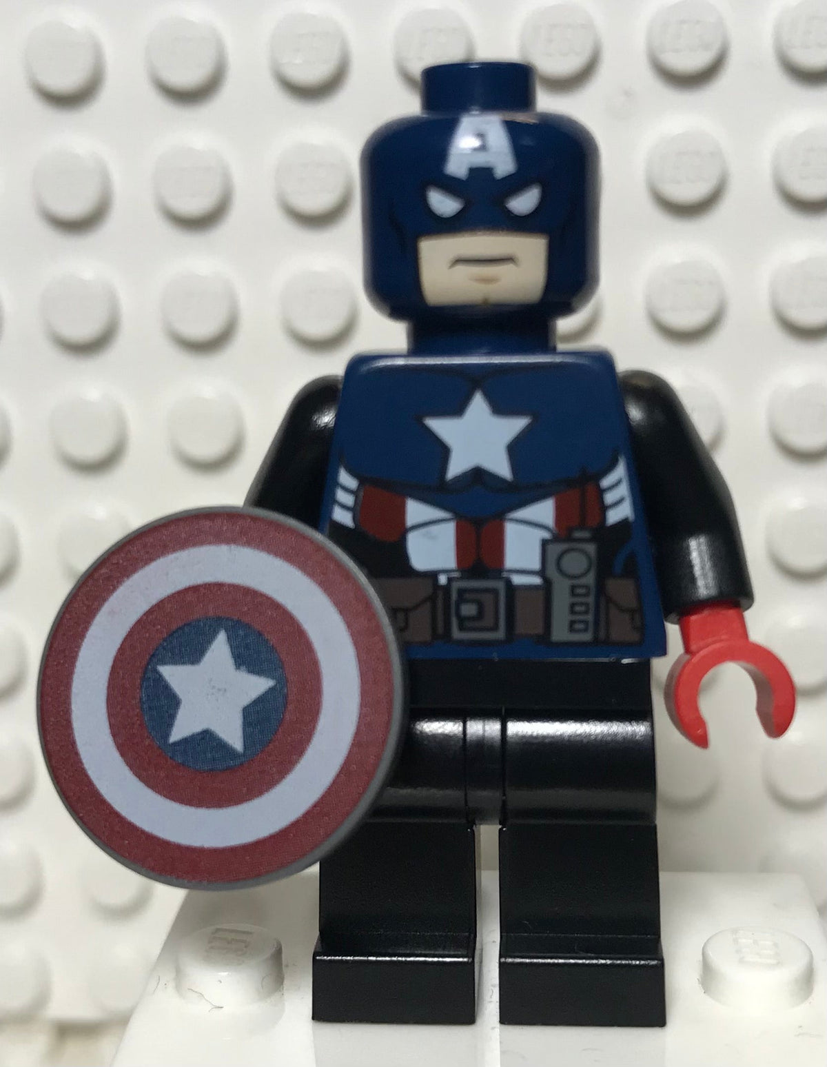 Toy Fair 2012 Captain America, sh0028, LEGO® Marvel Minifigure