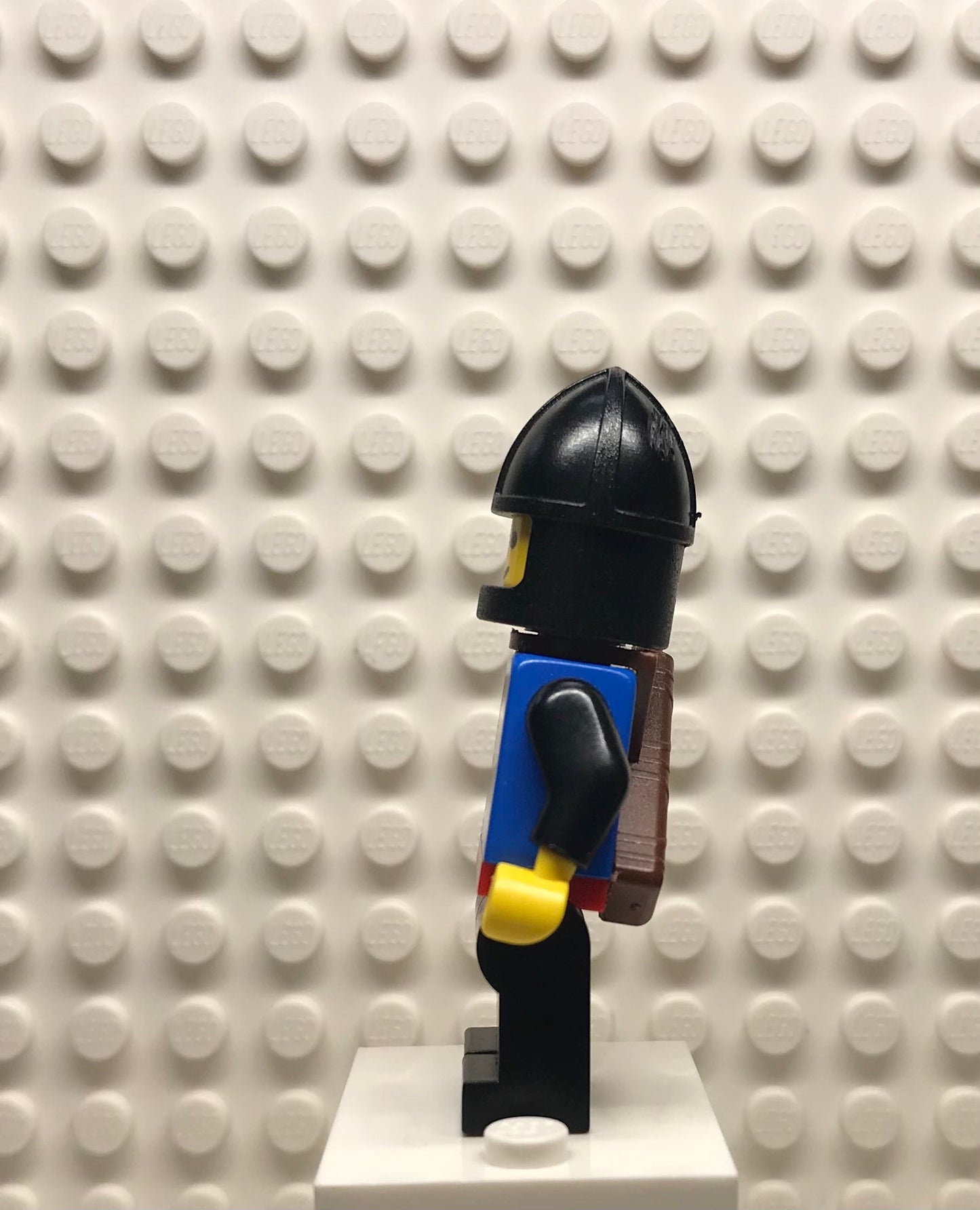 Black Falcon, Black Legs with Red Hips, Black Chin-Guard, Quiver, cas005