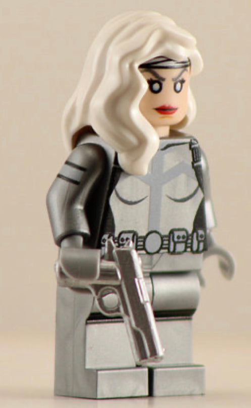 Silver Sable Custom Printed Minifigure