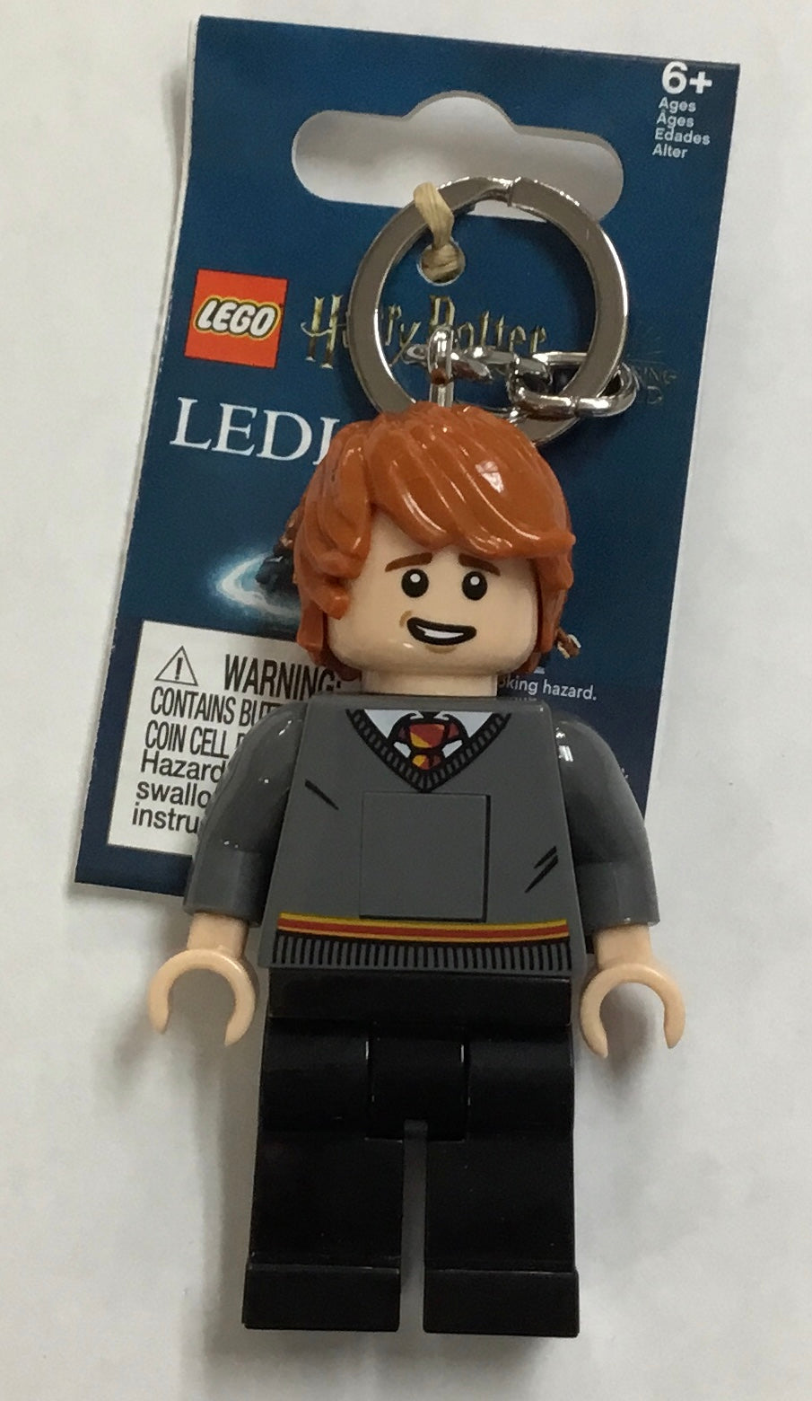 LEGO® Harry Potter Keychain Light - Ron Weasley - 3 Inch Tall Figure