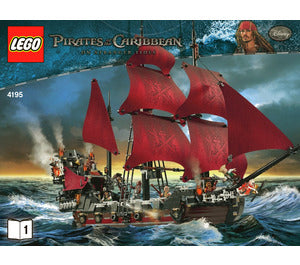 4195-Queen Anne's Revenge - INSTRUCTIONS ONLY