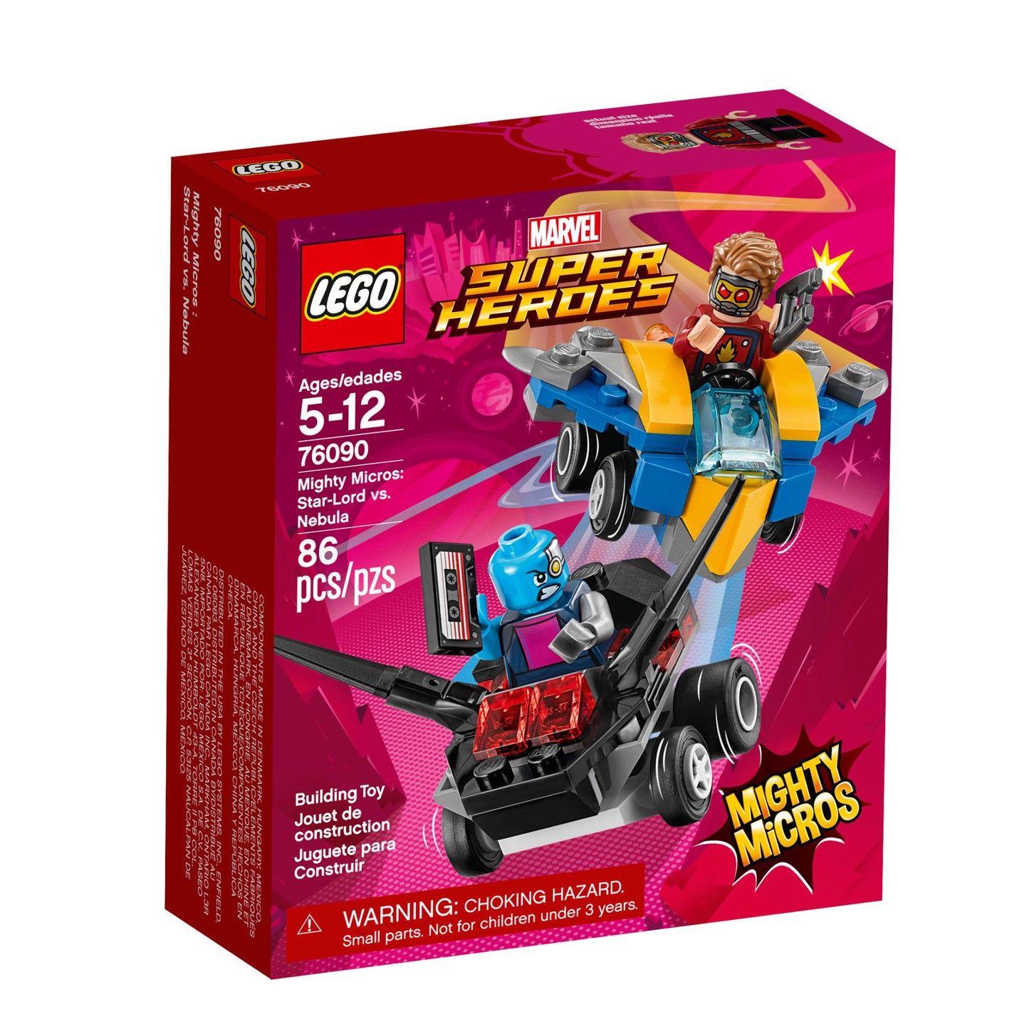 Mighty Micros: Star-Lord vs. Nebula, 76090