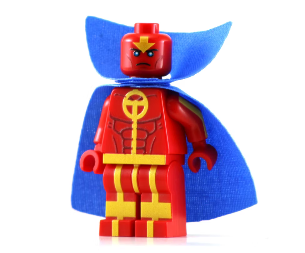 RED CYCLONE Custom Printed Minifigure