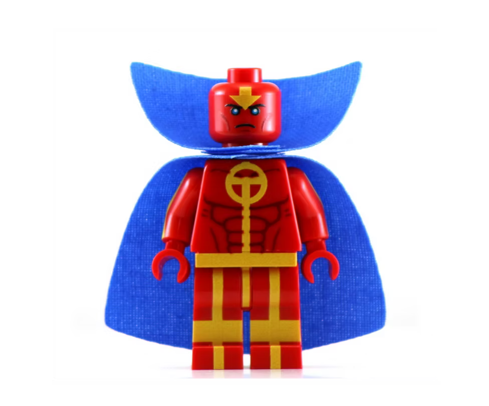 RED CYCLONE Custom Printed Minifigure