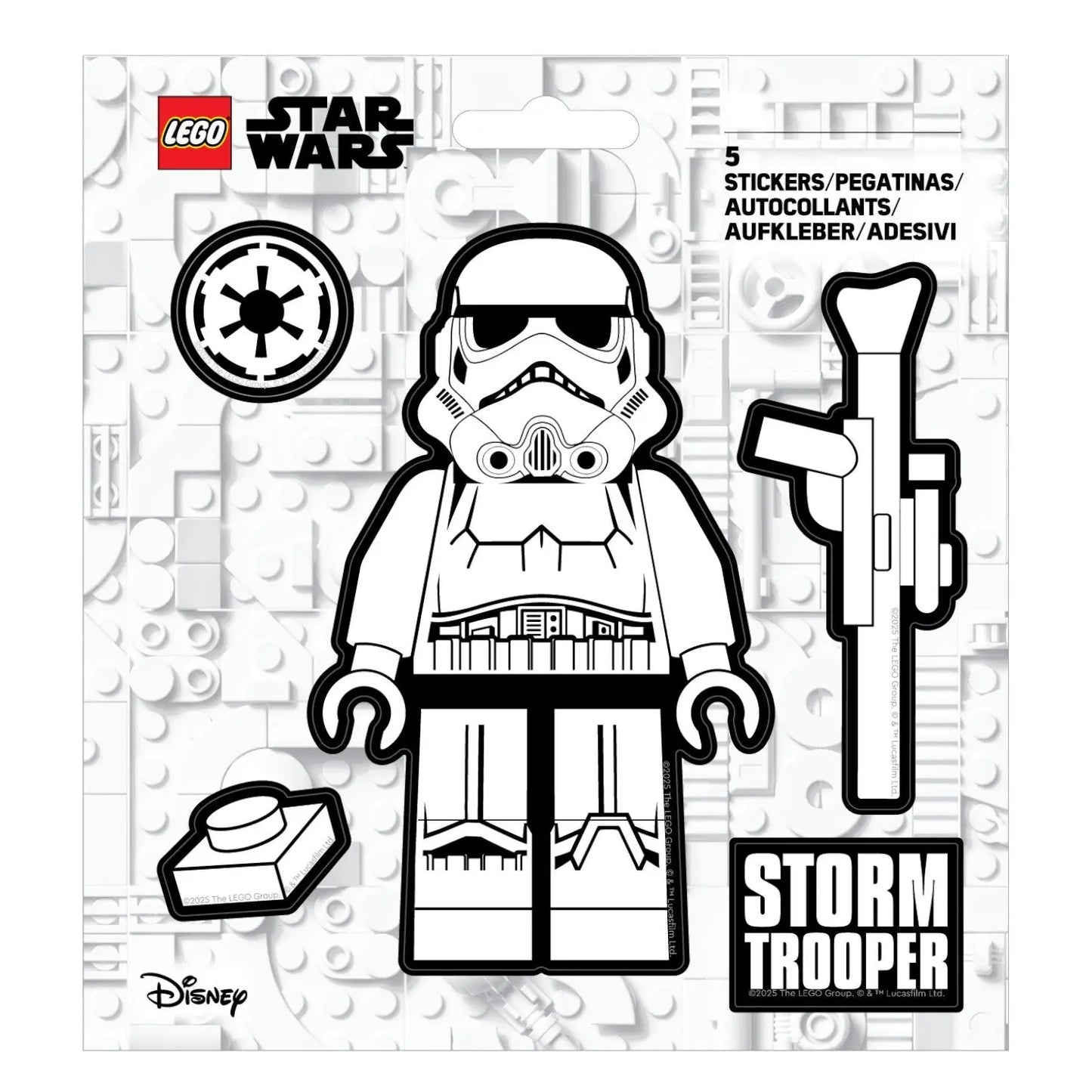 LEGO® Star Wars™ Sticker - Stormtrooper™ Black & White (53751)