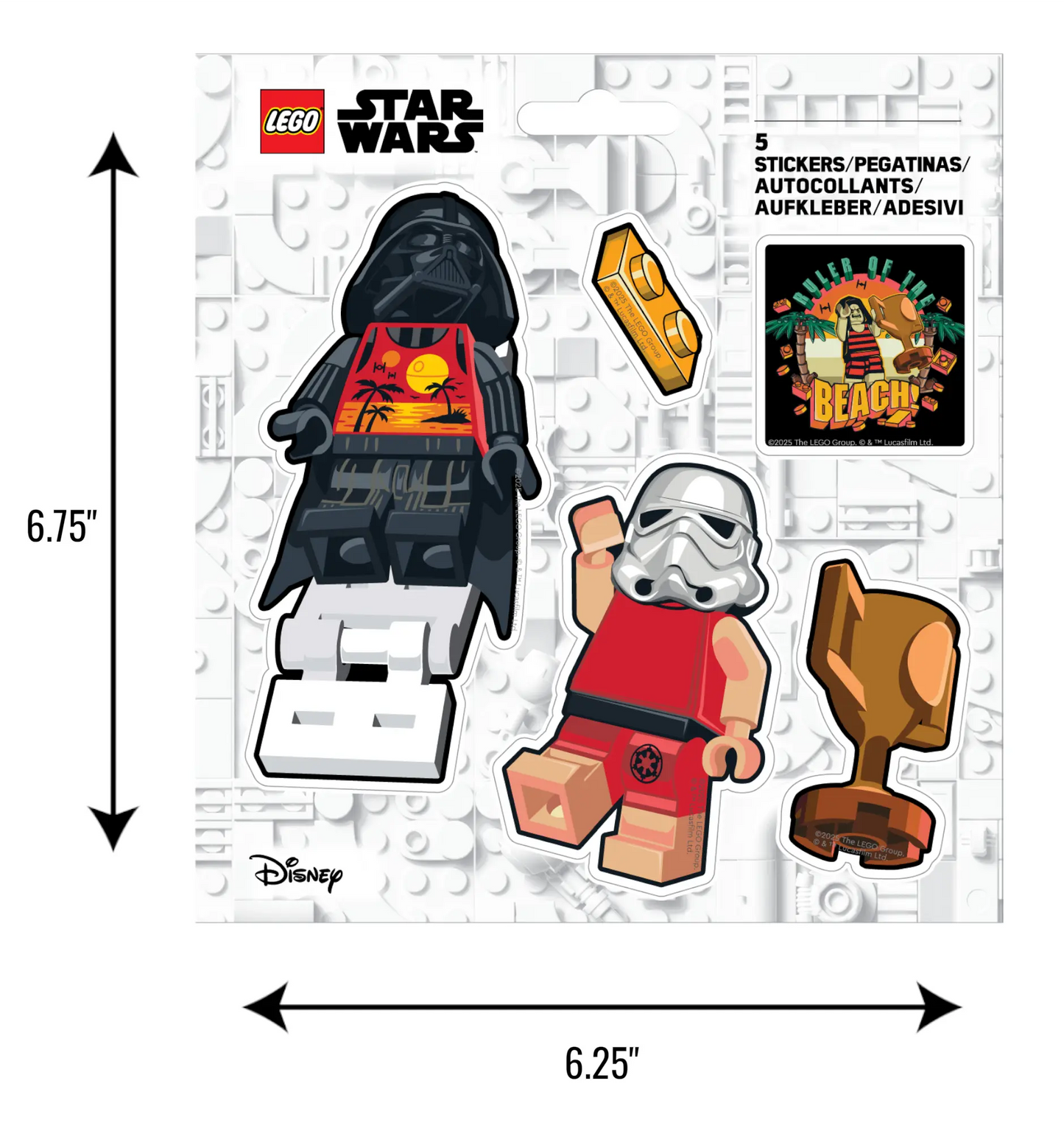 LEGO® Star Wars™ Sticker - Stormtrooper™ Vacation (53867)
