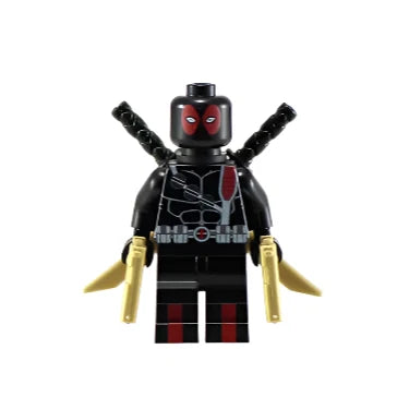 MERCPOOL BLACK V2 Custom Printed Marvel Minifigure