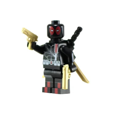 MERCPOOL BLACK V2 Custom Printed Marvel Minifigure